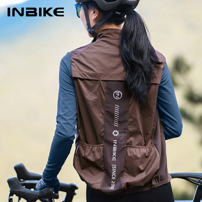 Reflective Vest Cycling - INBIKE 여성용 사이클링 조끼 민소매 러닝
