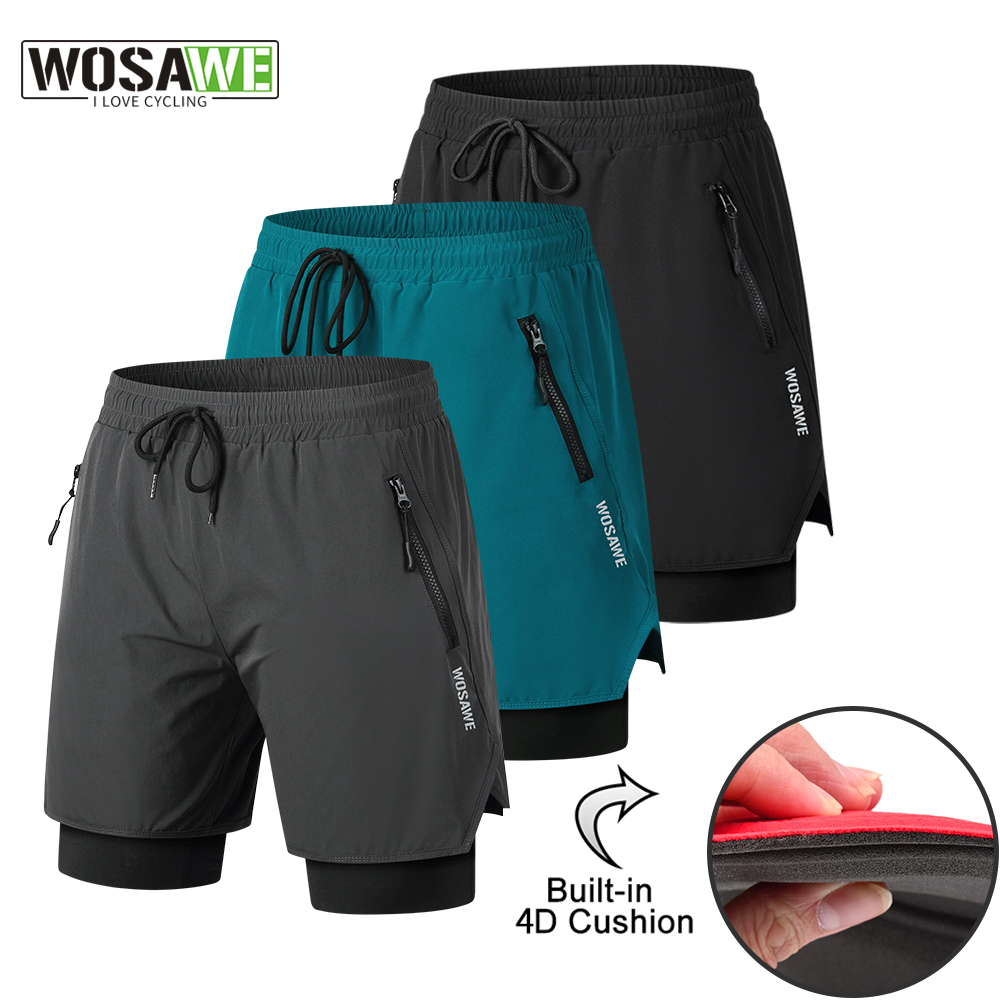 Cycling Commuter Trousers - WOSAWE MTB 반바지 여름 남성 사이클링