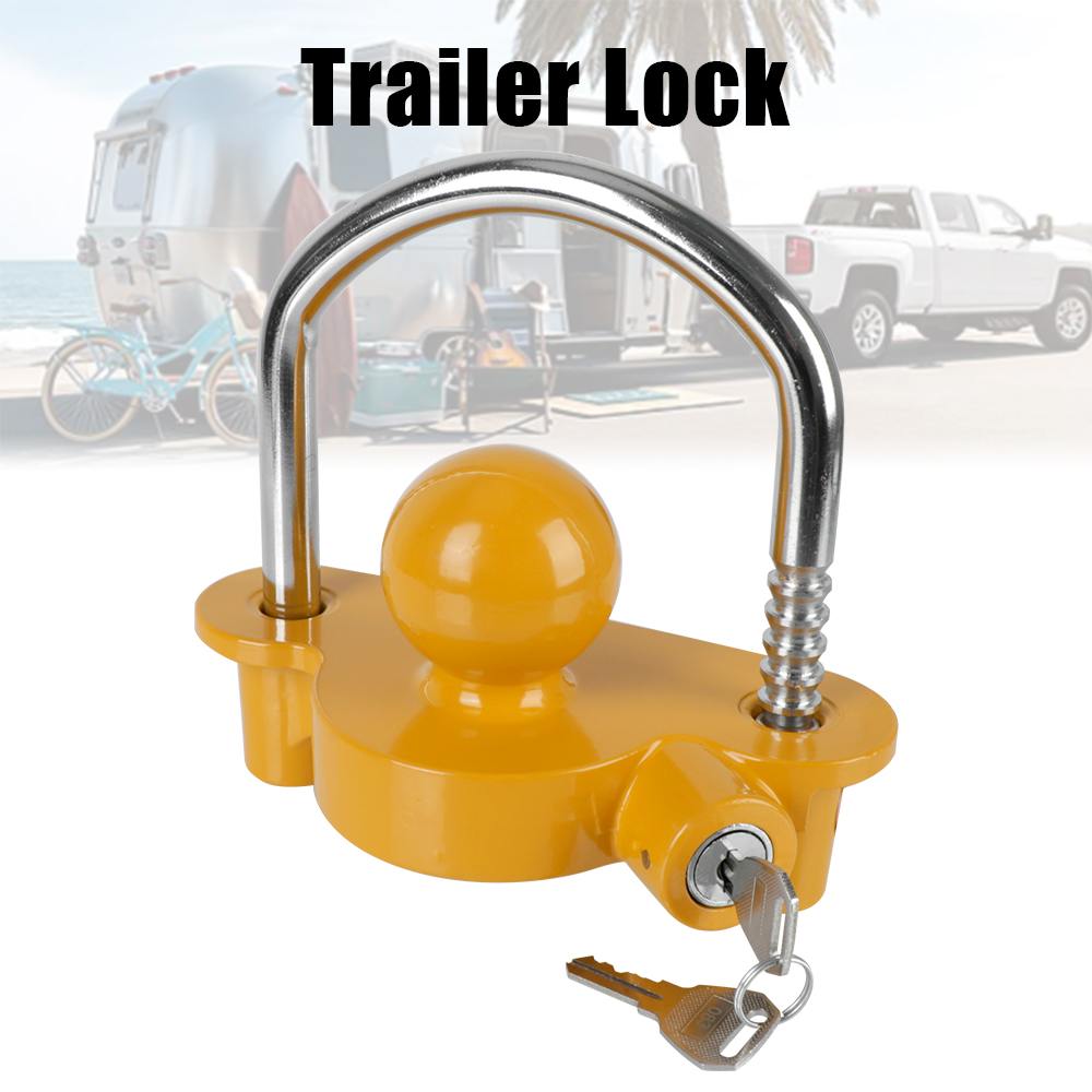 견인 볼 보안 도난 방지 트레일러 커플러 히치 잠금 장 - U Lock Heavy Duty 리뷰 및 가격