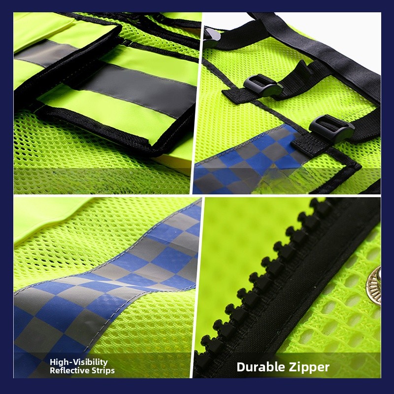 반사 안전 조끼 다기능 포켓 메쉬 도로 순찰 사이클링  - Reflective Vest Cycling 리뷰 및 가격